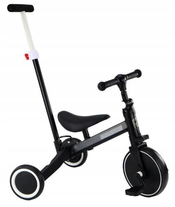 Rower trójkołowy PRO50 z rączką czarny