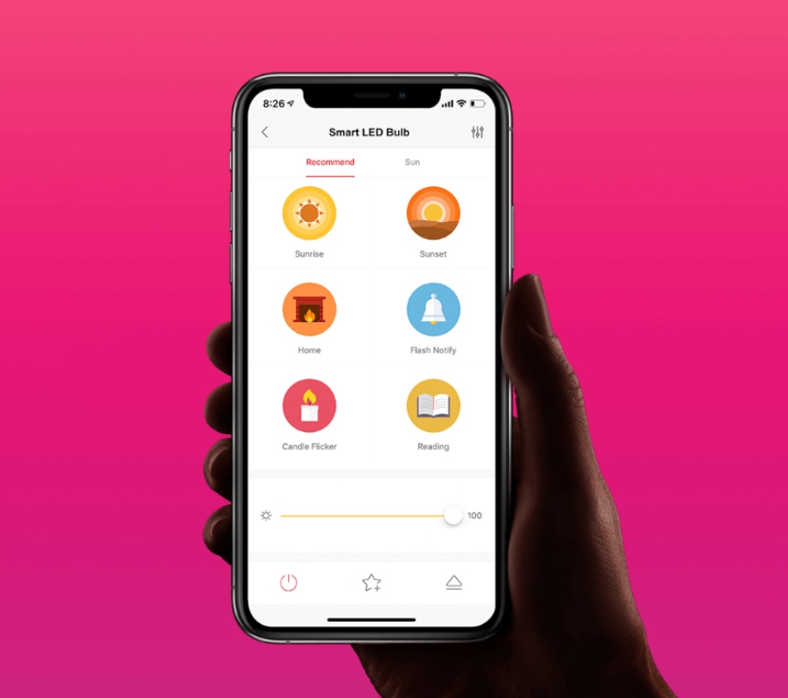 Smart żarówka YEELIGHT LED Smart Bulb 1S RGB 800lm Jasność 800 lm