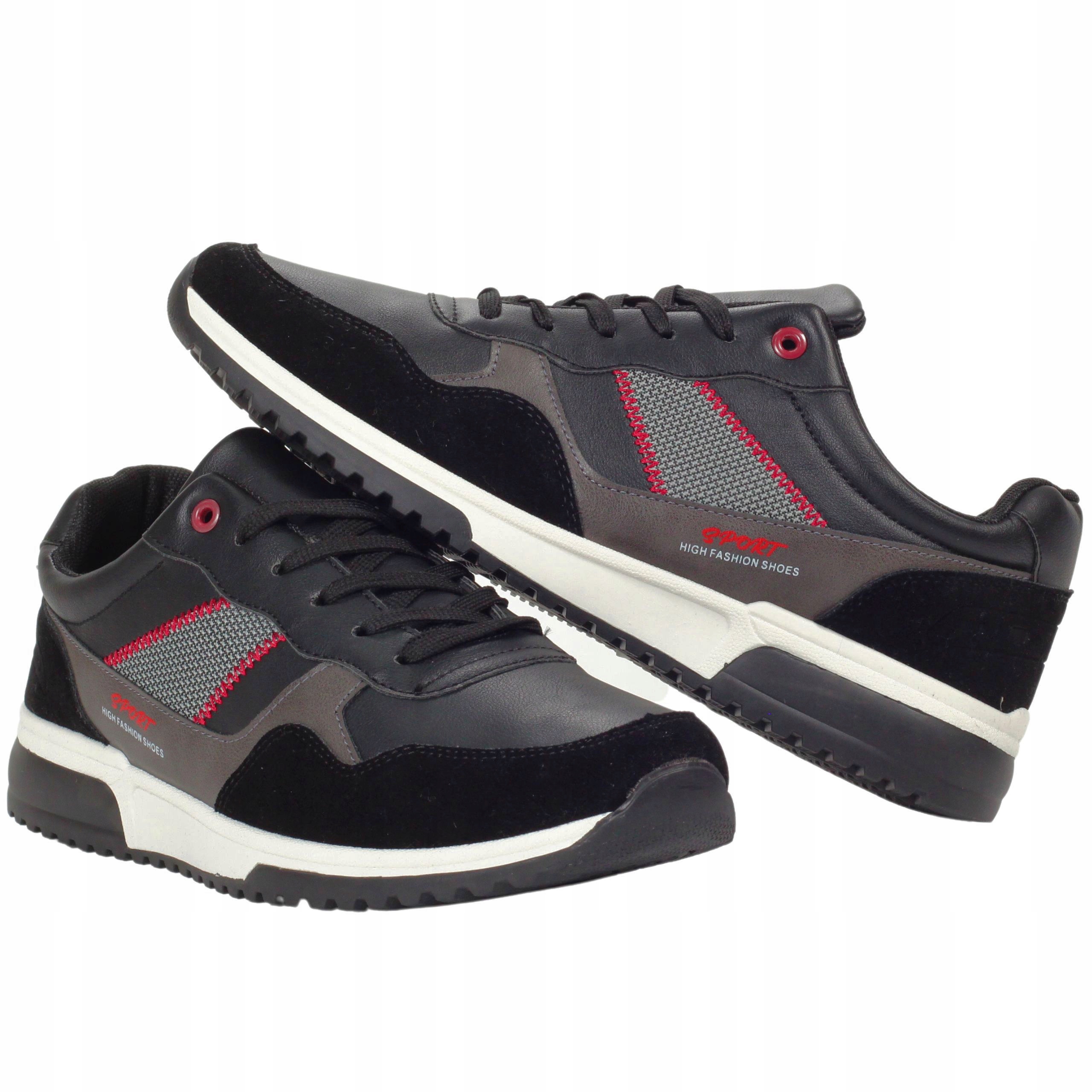 BUTY MĘSKIE SPORTOWE ADIDASY SNEAKERSY WIĄZANE Rozmiar 43