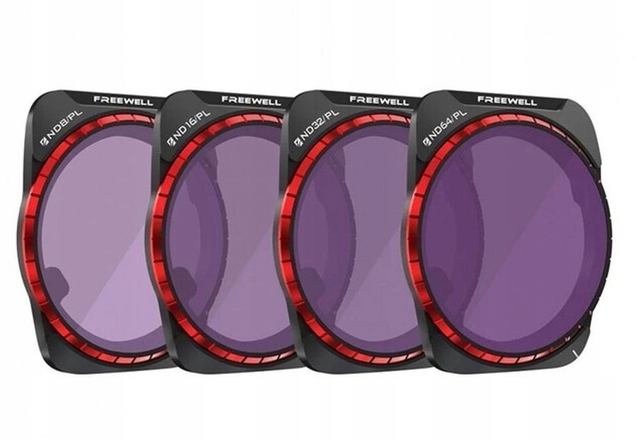Sada filtrů 4x Šedý Polarizační filtr Nd/pl 8 16 32 64 pro Dji Air 3