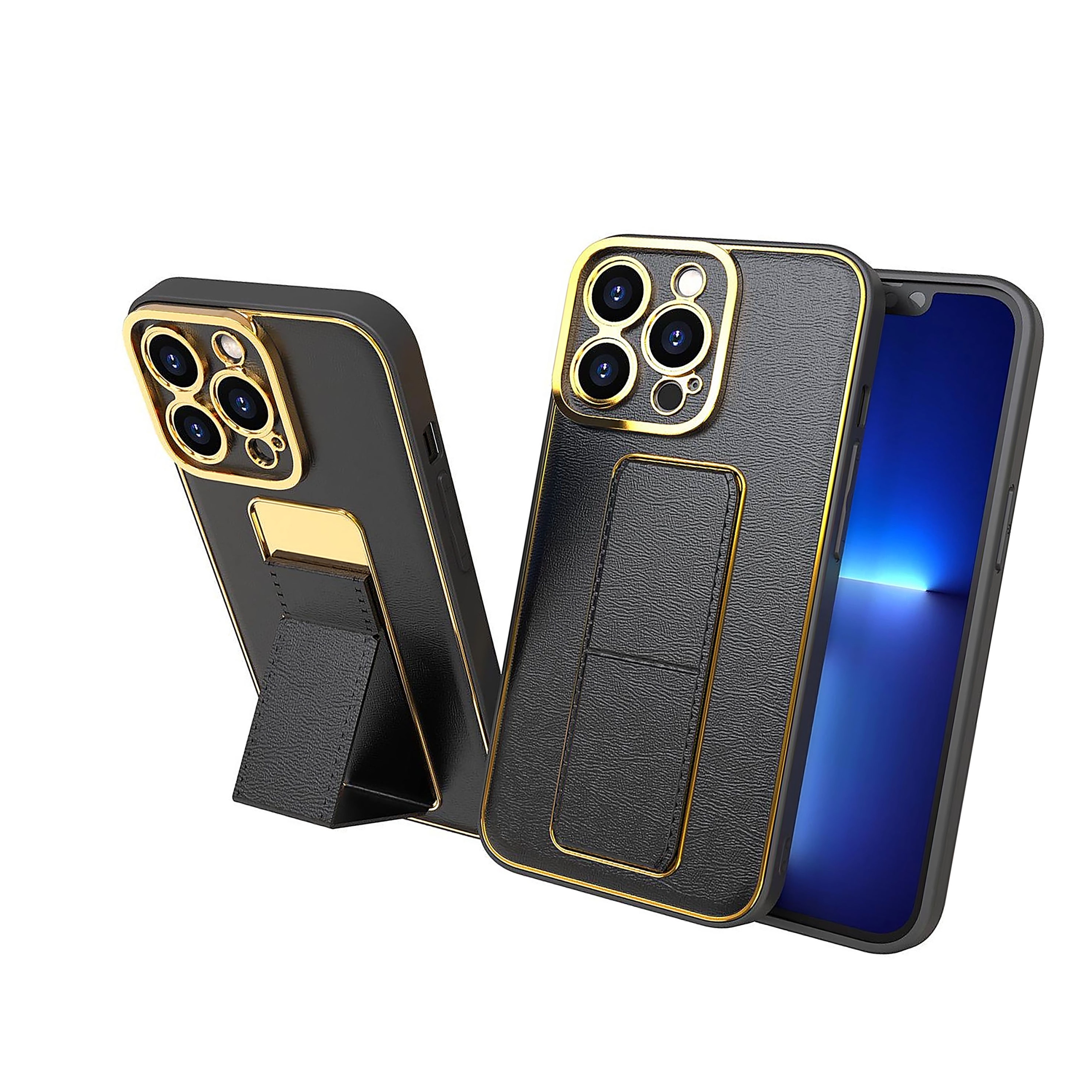 New Kickstand Case etui do iPhone 13 Pro z podstawką czarny