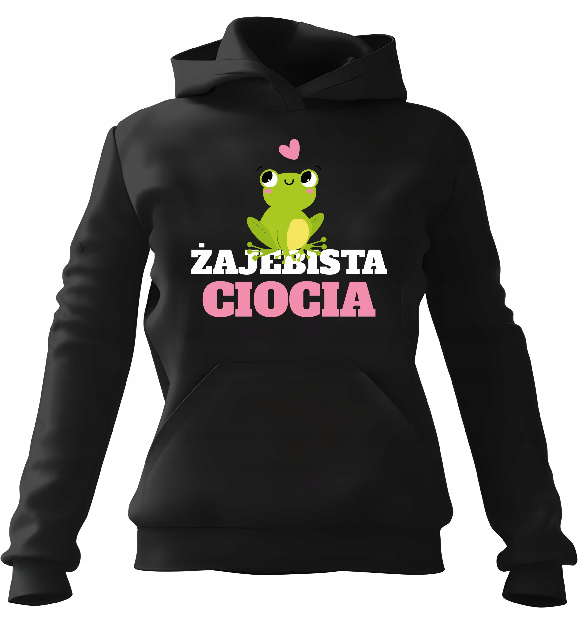 Dámská s kapucí Mikina Black S, Dárek pro tetu
