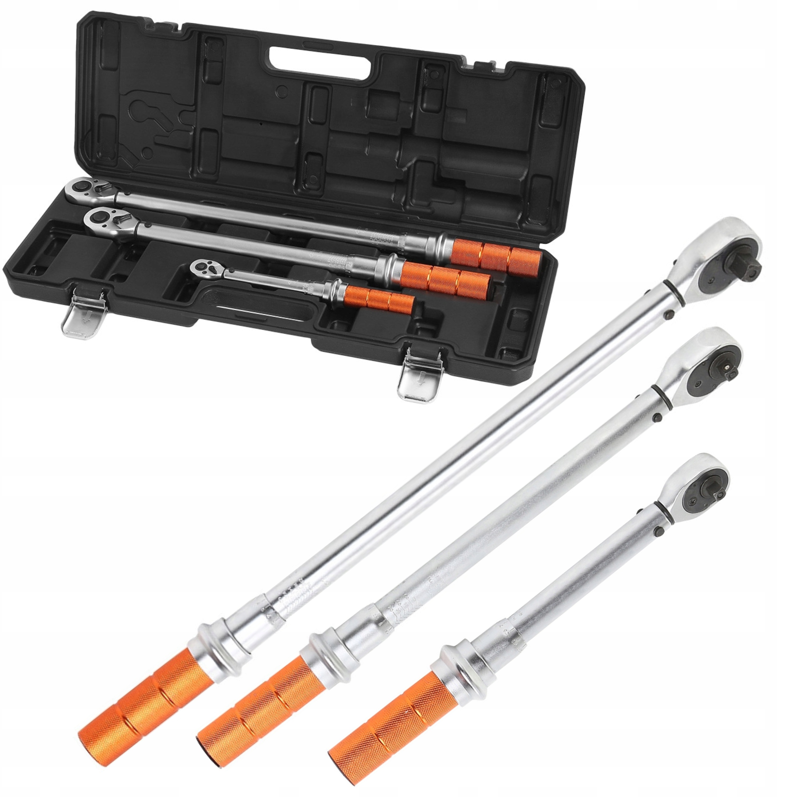 

Neo Zestaw Klucze Dynamometryczne 1/4 3/8 1/2" 3el