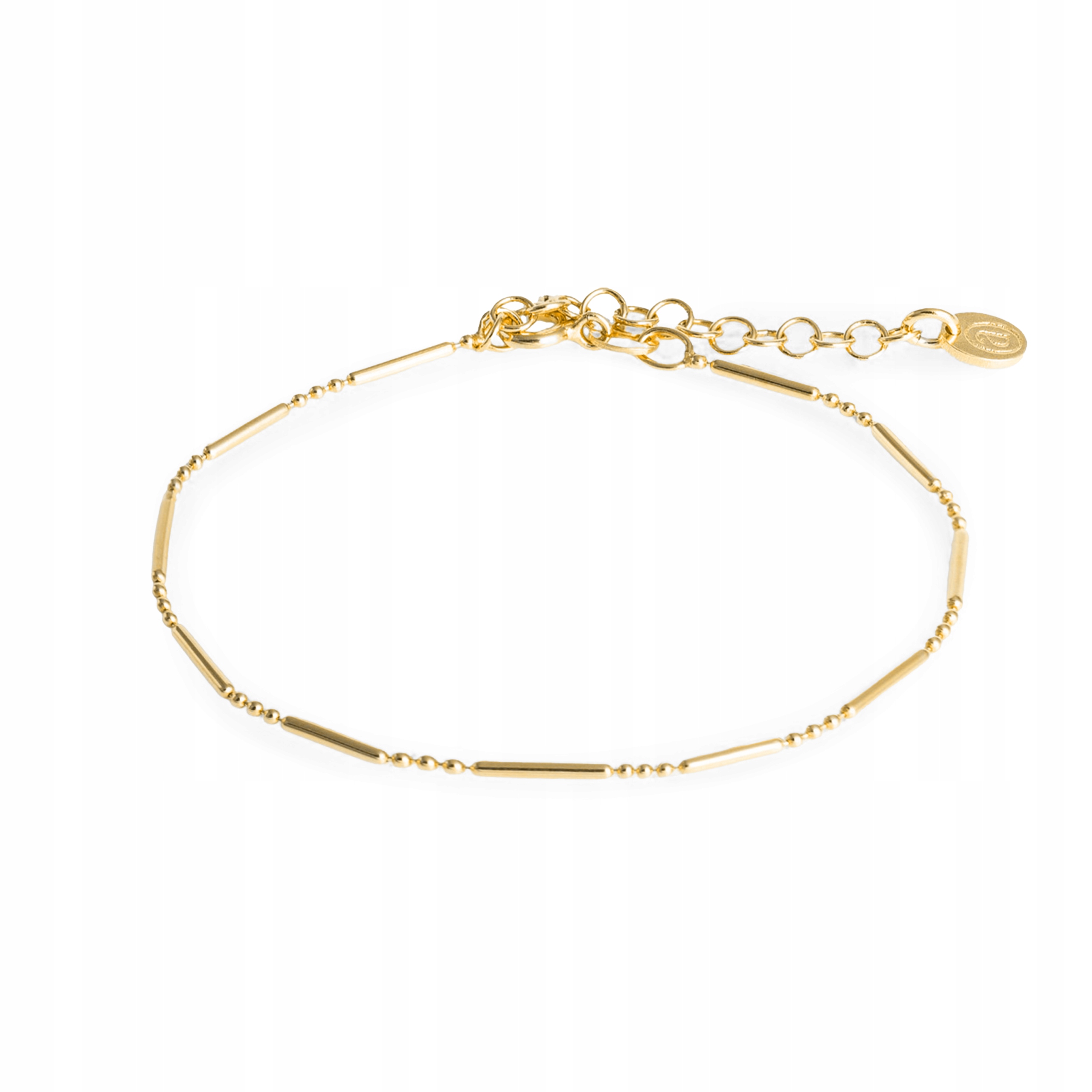 Bransoletka pozłacana Ania Kruk złota kuleczki srebro 925