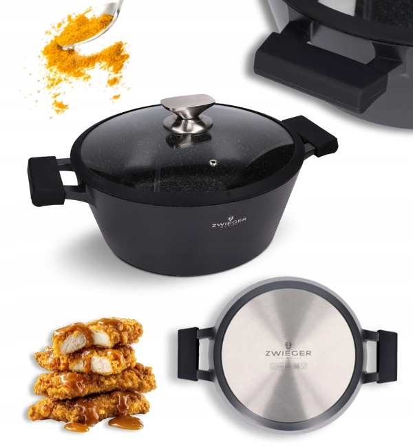 Zwieger Black Stone Garnek Pokrywka 28CM 5,5L