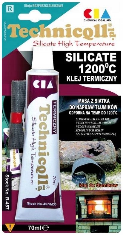 KLEJ TERMICZNY TECHNICQLL DO TŁUMIKÓW RURY WY