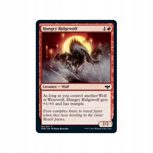 Mtg 4x Hungry Ridgewolf