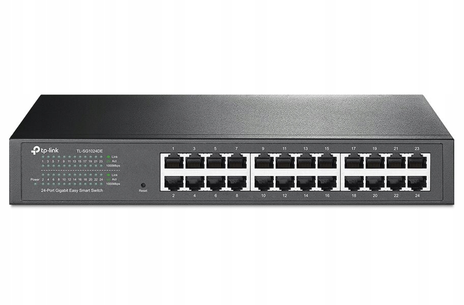 TP-Link TL-SG1024DE easy smart switch 24x 10/100 1000Mbps Igmp, QoS,
