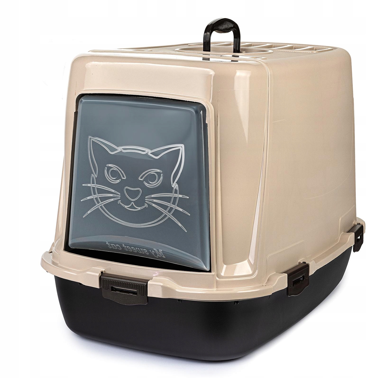 Levně Kočičí Toaleta Advance béžová&hnědá