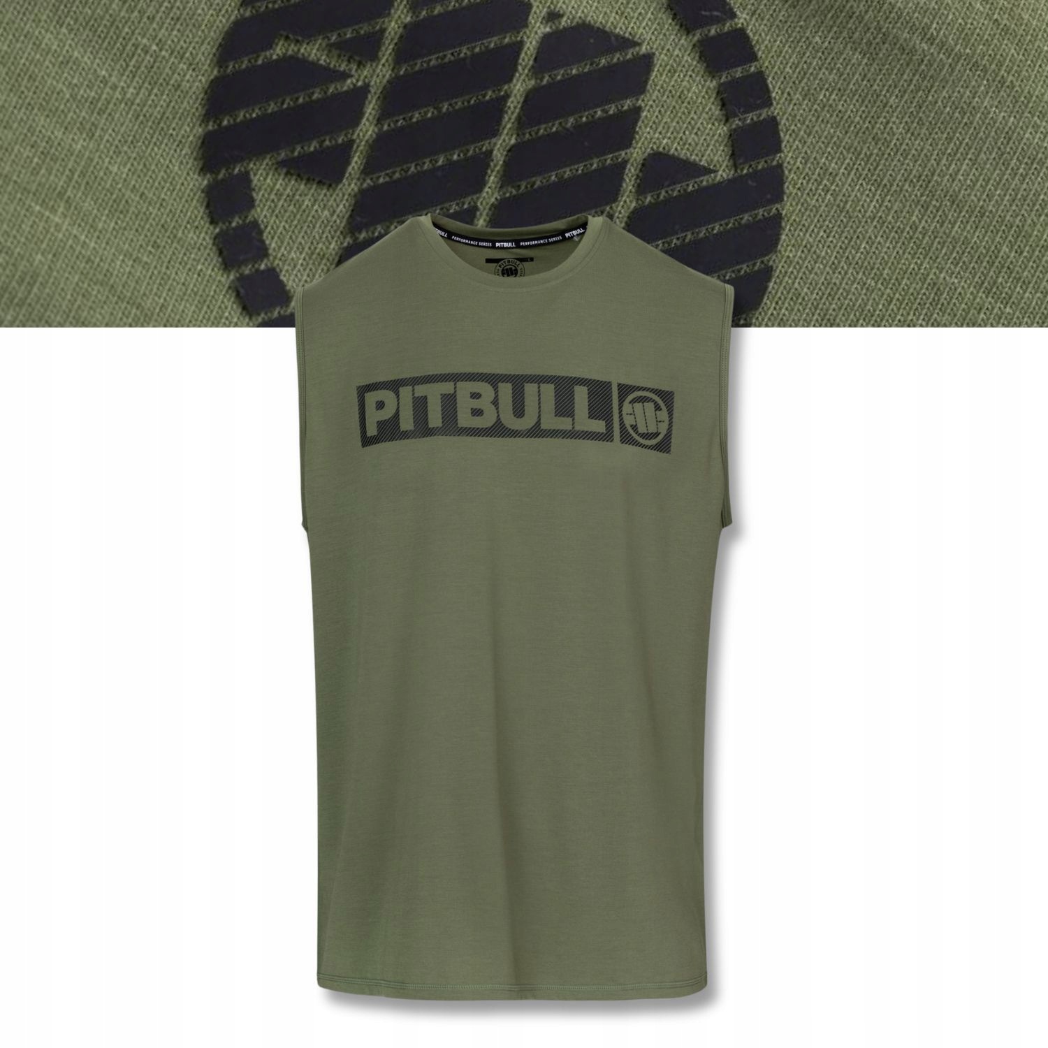 Tank Top męski Casual Sport Pitbull szybkoschnący sportowy tanktop Hilltop
