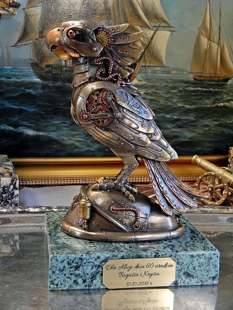 PAPUGA STEAMPUNK PODSTAWA MARMU PREZENT VERONESE v Producent Veronese