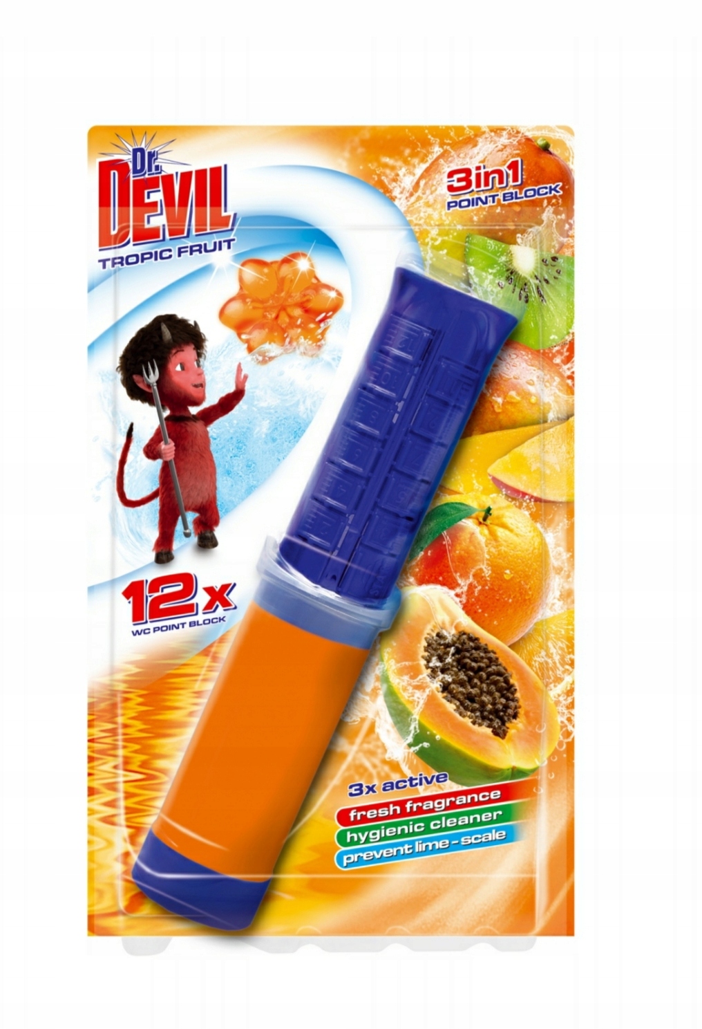 

Dr Devil punktowy żel do Wc 75ML Tropic Fruit