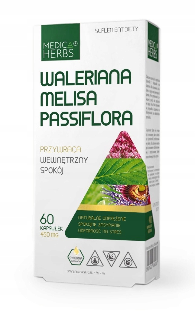 

Medica Herbs Waleriana Melisa Passiflora Stres Sen