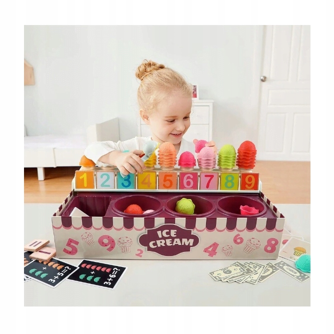 Top Bright NAUKA LICZENIA LODZIARNIA Montessori Płeć chłopcy dziewczynki