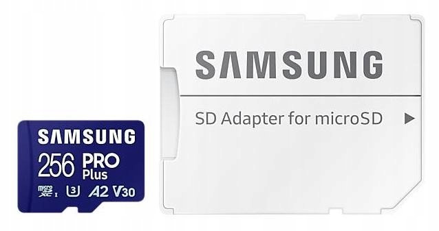 Samsung Pro PLUS microSDXC 256GB UHS-I U3 130MB/s Klasy prędkości A2 C10 U3 V30