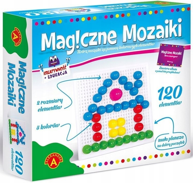 

Alexander Magiczne Mozaiki 120 Elementów 0661