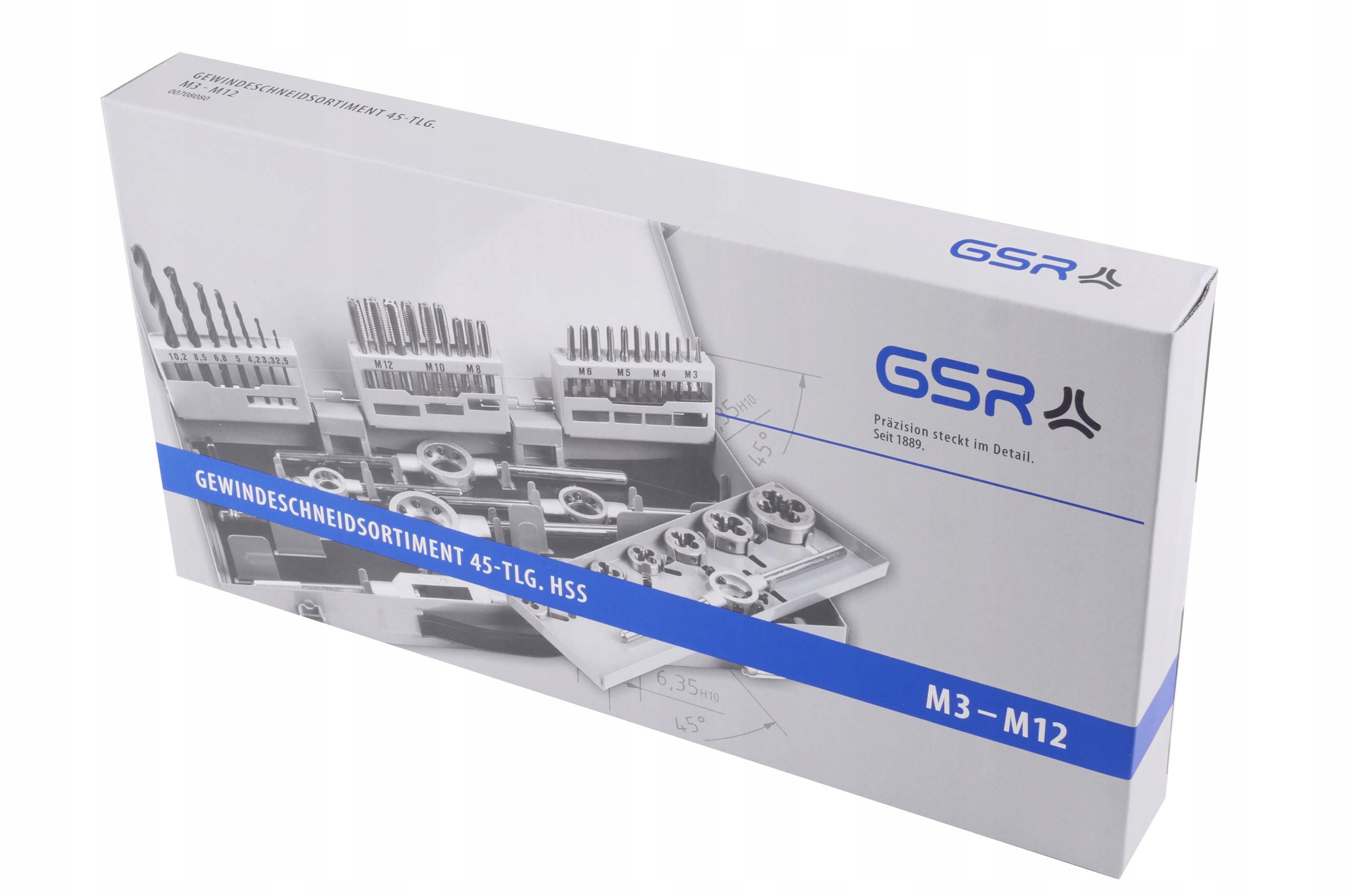 Gsr Gustav Stursberg Profi zestaw gwintowników