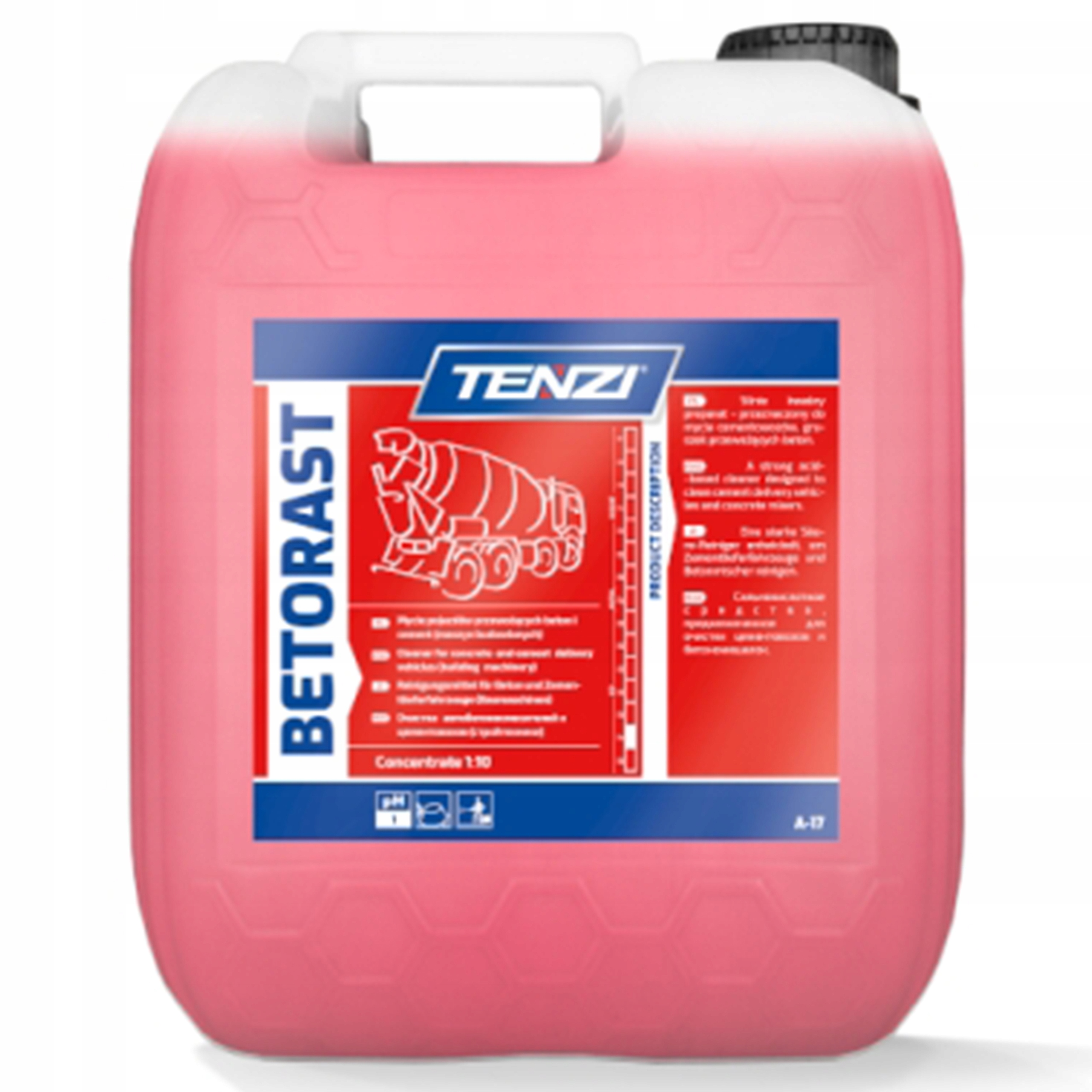Płyn do usuwania rdzy, cementu i betonu Tenzi BetoRast 5000 ml