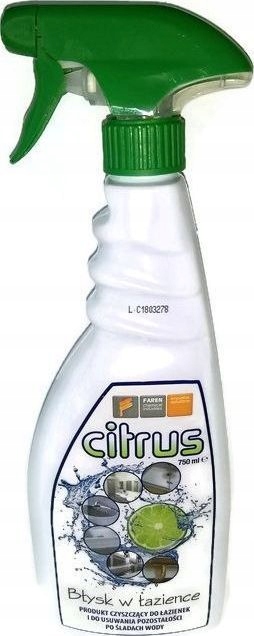 

Citrus do czyszczenia Łazienek kabin prysznicowych