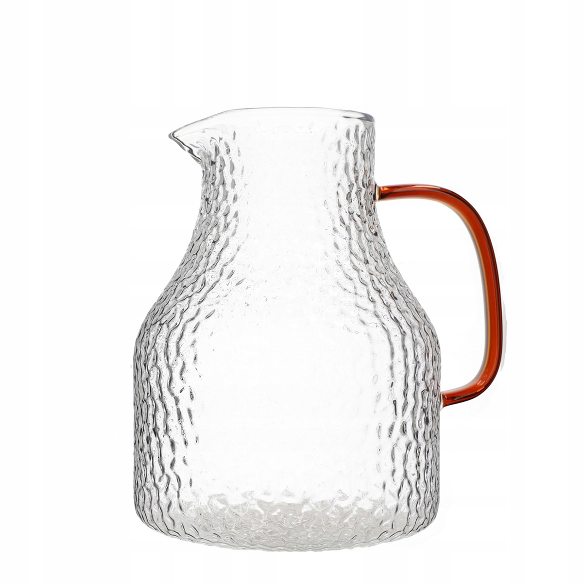 DZBANEK 1,9L MŁOTKOWANE SZKŁO PRZEZROCZYSTY DUŻY