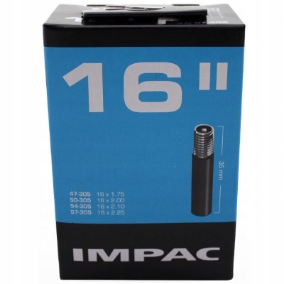 

Dętka rowerowa Impac 16x1.75/2.25 Av