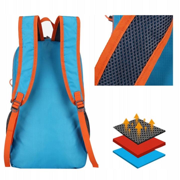 PLECAK SKŁADANY TURYSTYCZNY WOODODPONY OUTDOOR 22L Model 627