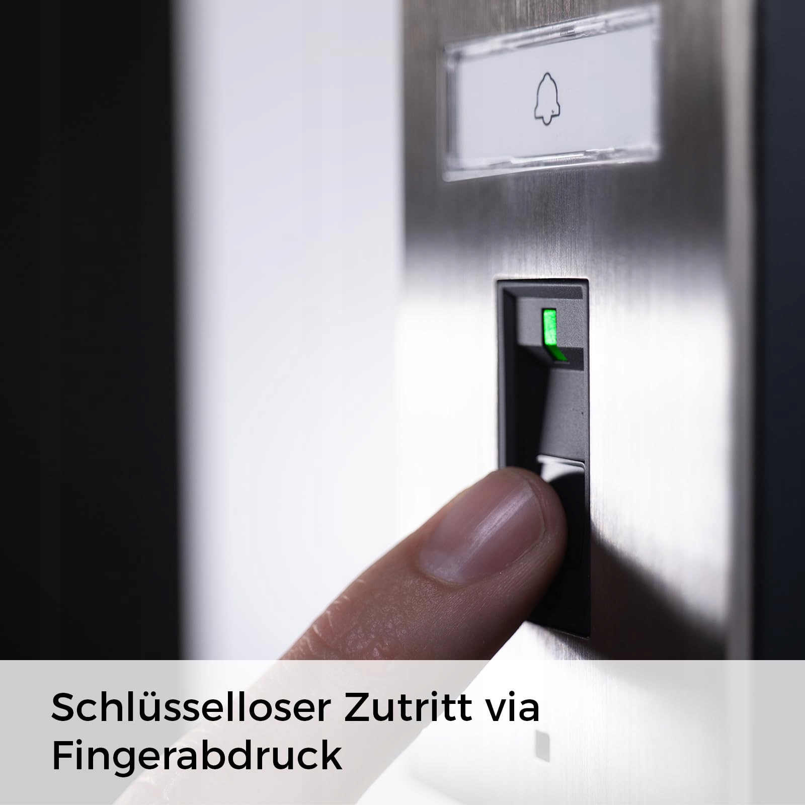 DOORBIRD D2101FV Stacja Wideo IP Czytnik Linii Papilarnych RFID HD Antacyt — miniatura 7
