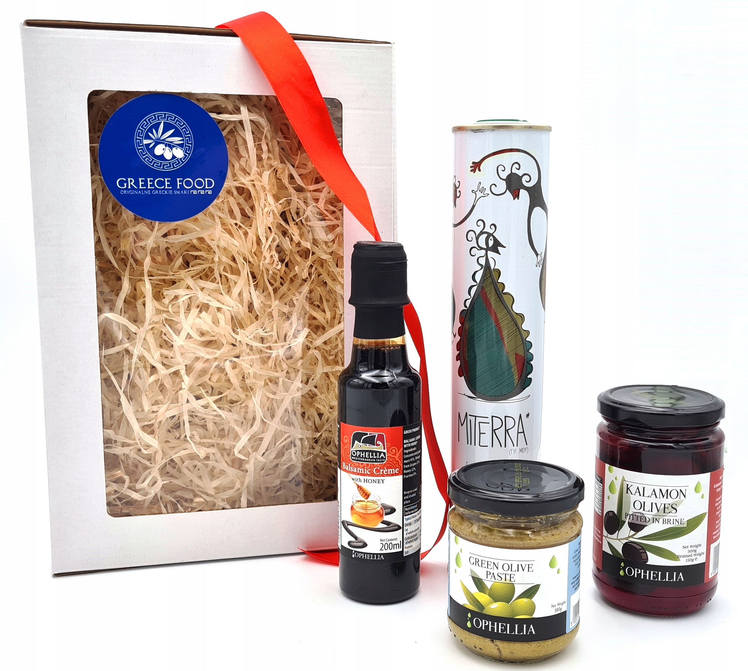 

Zestaw Prezentowy Produkty Greckie Oliwa Oliwki