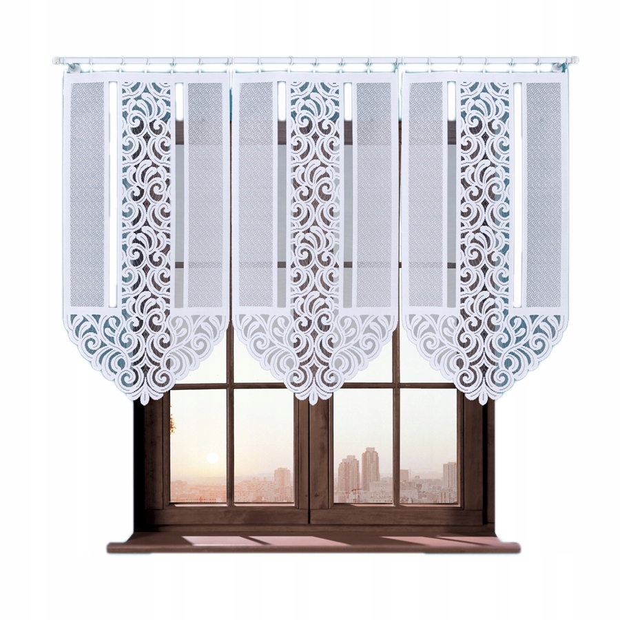 

Firanka panel biały żakardowy Anna 120x60cm