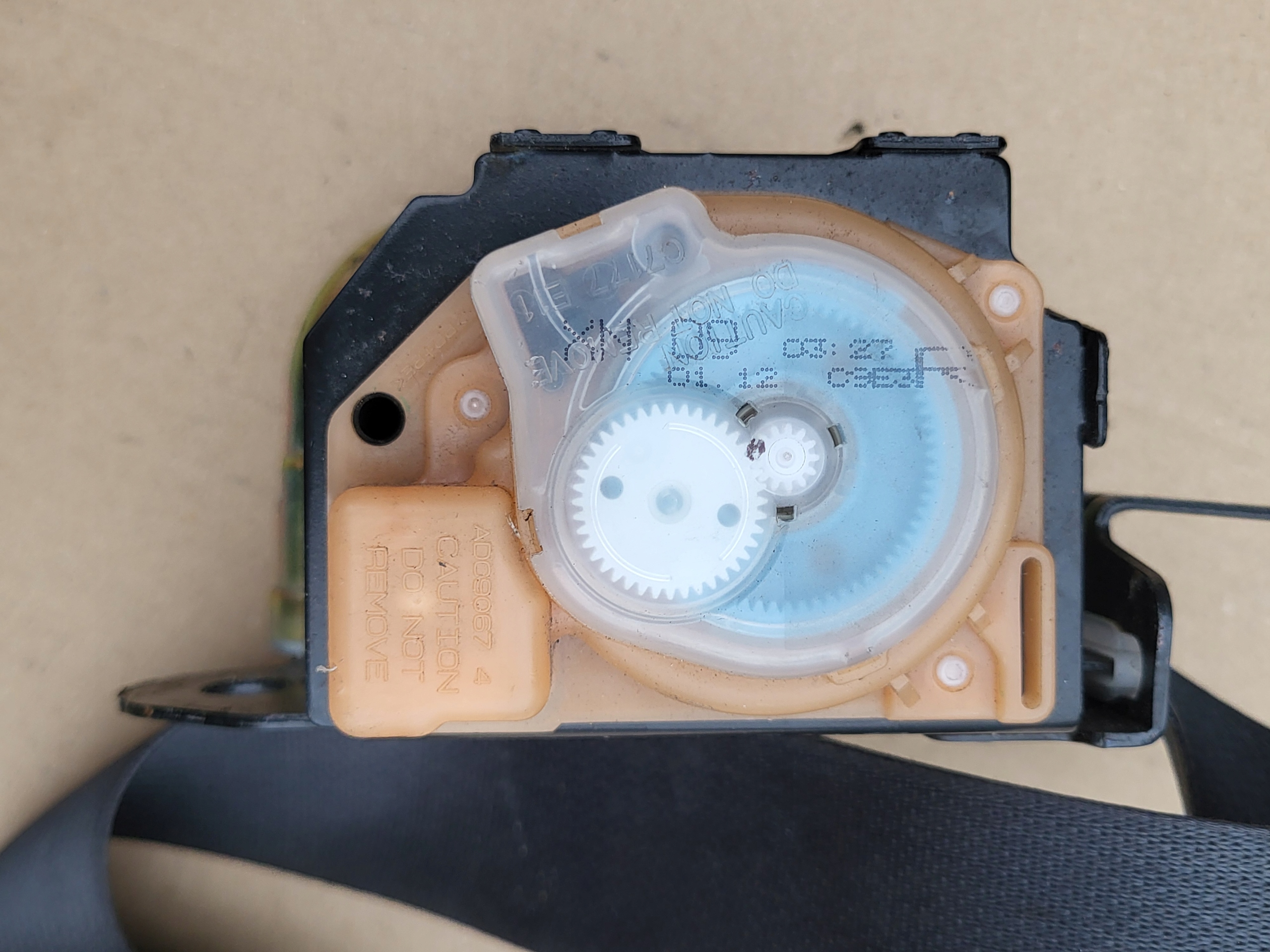 tension belt safety right front MITSUBISHI OUTLANDER OE TK-AF2-N687