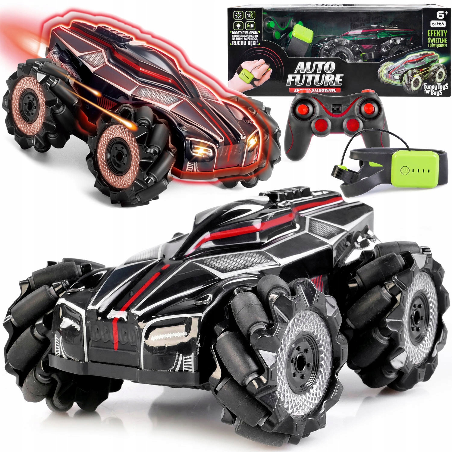 

Samochód Sterowany Auto Na Pilota Rc Para Światło