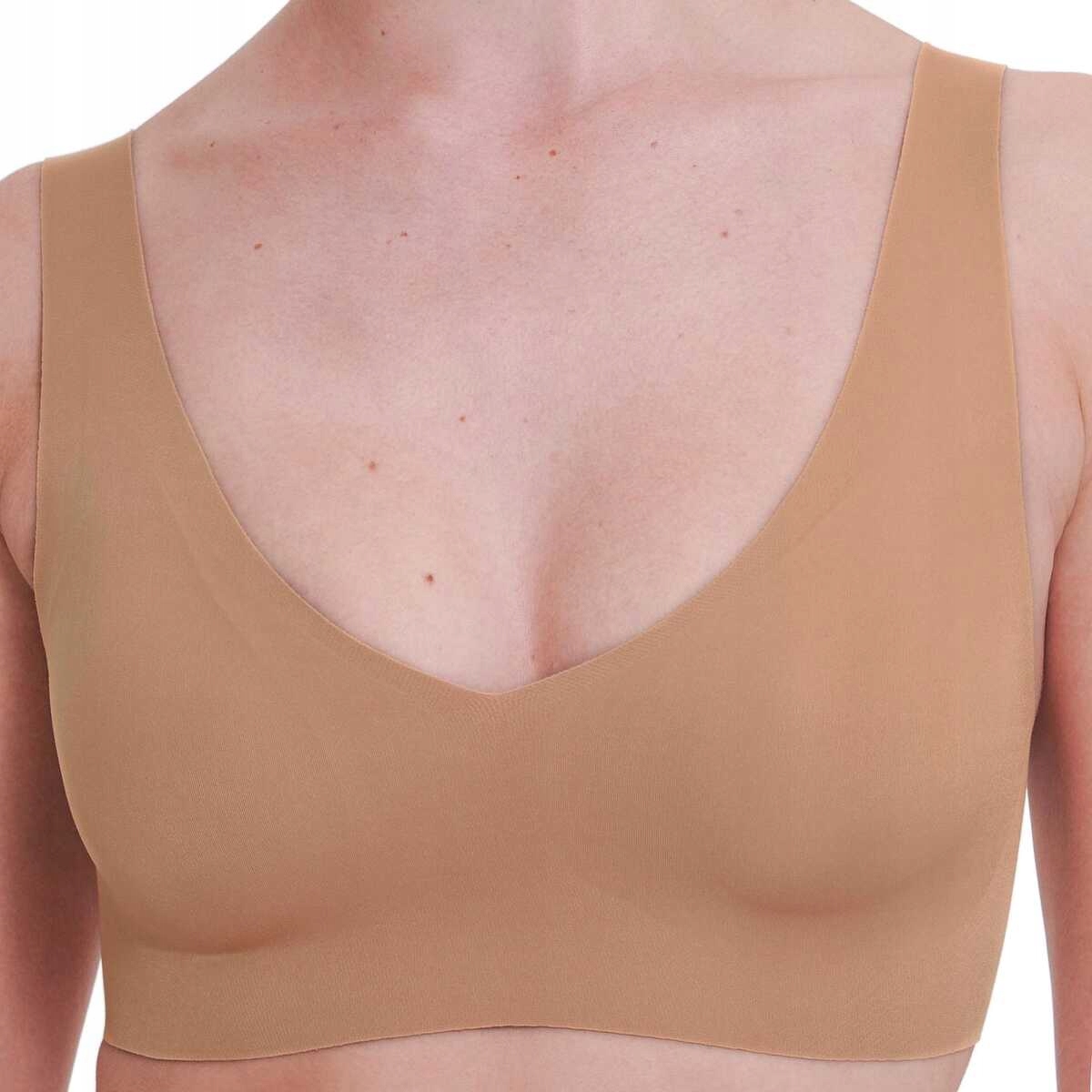 Sloggi Měkká podprsenka bez kostic Bralette Zero Feel 2.0 béžová S