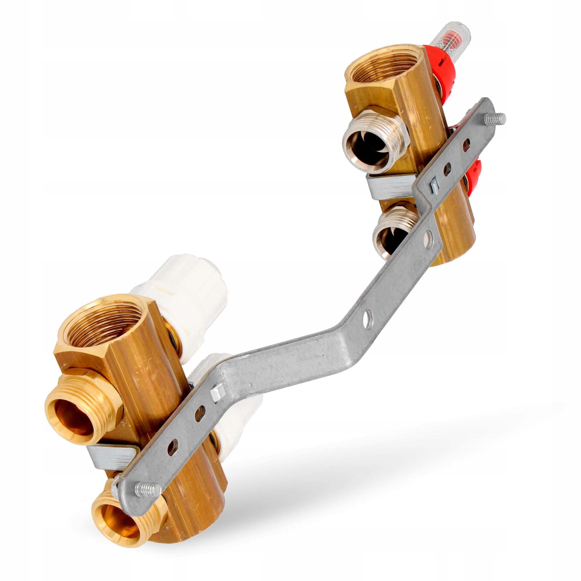 ROZDZIELACZ PODŁOGÓWKI CO Ogrzewania Podłogowego 2 OBWODY Sekcje ROTAMETRY EAN (GTIN) 5904844940285