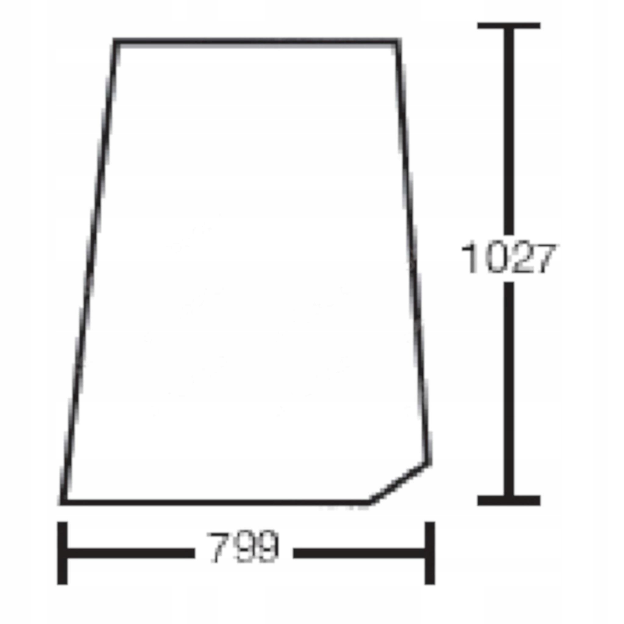 sklo Jcb horní dveře 827/20077