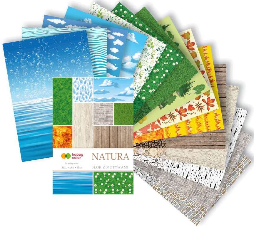 

Happy Color blok kreatywny A4 15k 80g Natura
