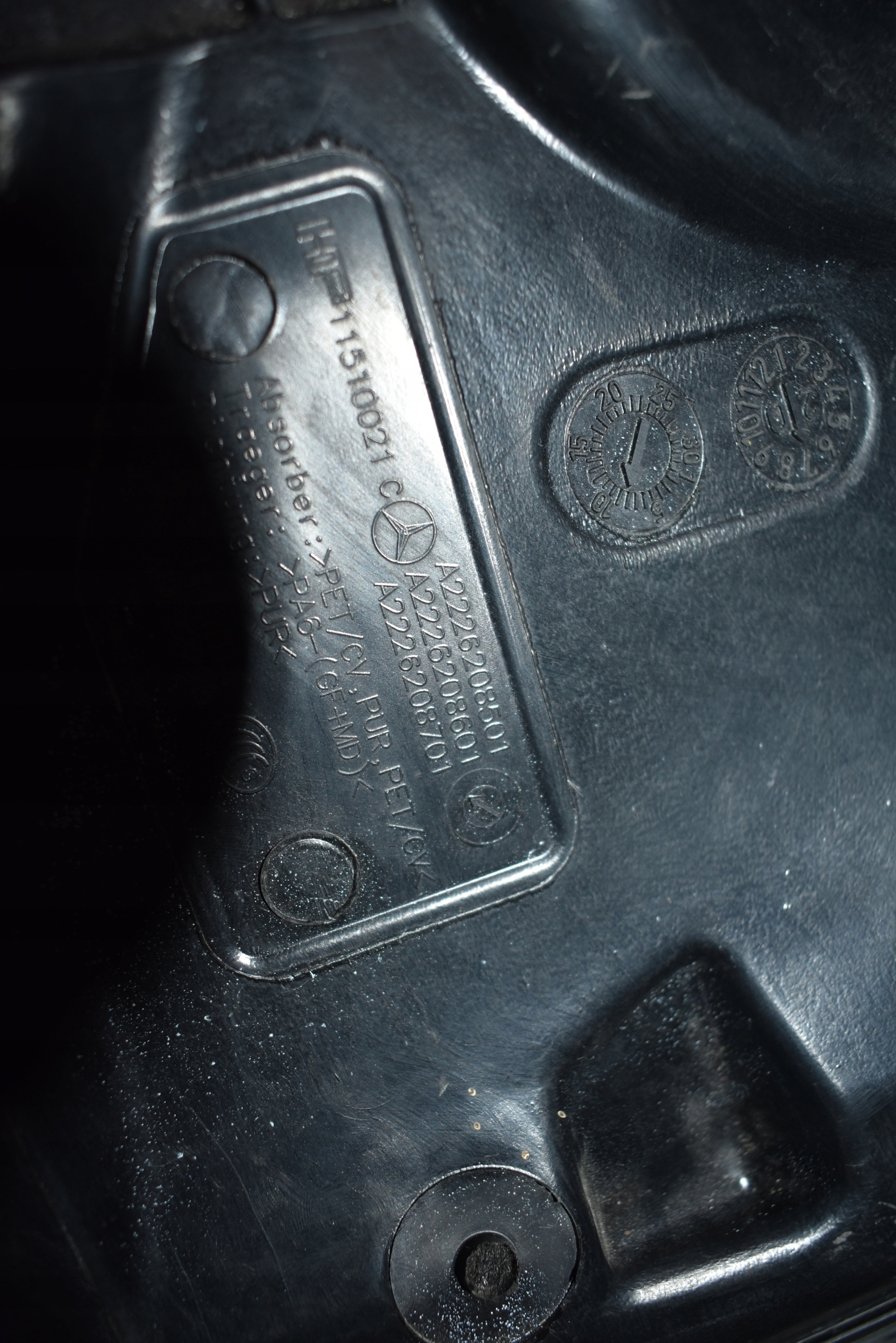 IDEALNA Blende Abdeckung wärmblech MERCEDES W222 1 9