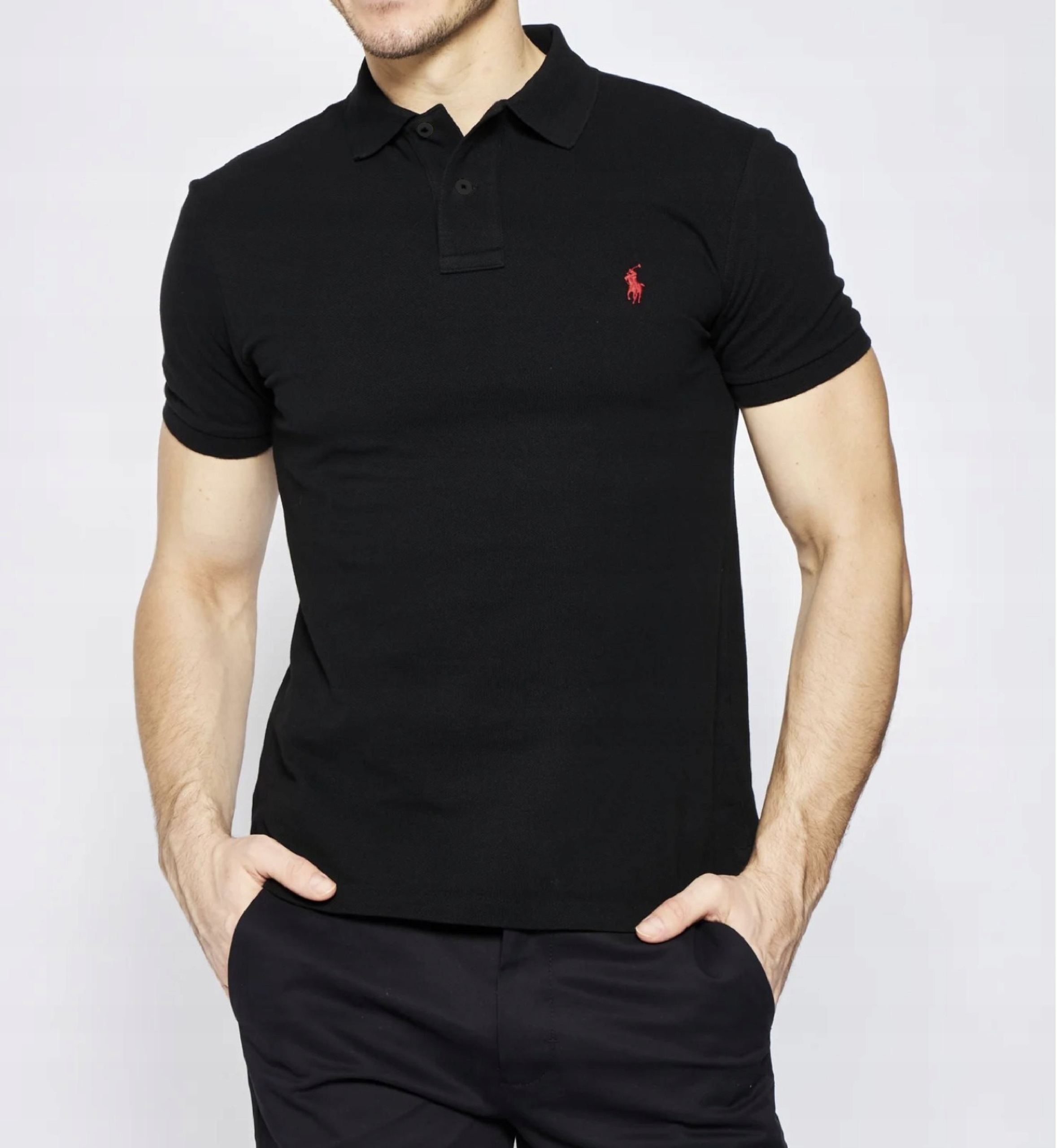 Polo Ralph Lauren Pánská polokošile černá vel XXL