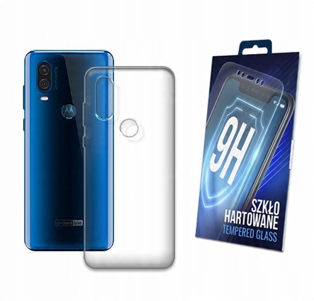 

Etui Silikonowe + Szkło do Motorola One Vision