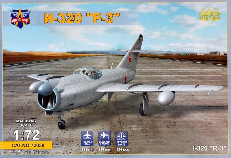 Model plastový I-320 "R-3" ModelSvit 72038 měřítko 1/72