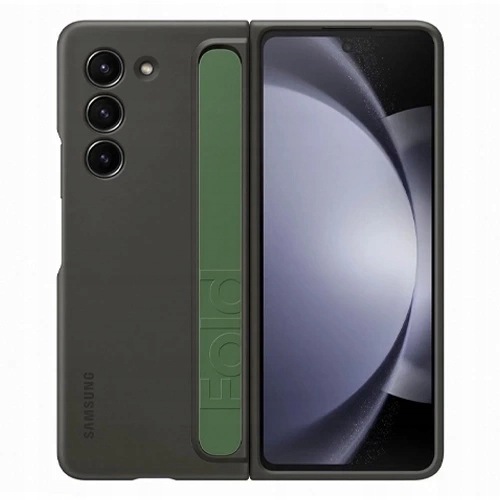 Tok Samsung Galaxy Z Fold5 Standing Case with Strap Szürke