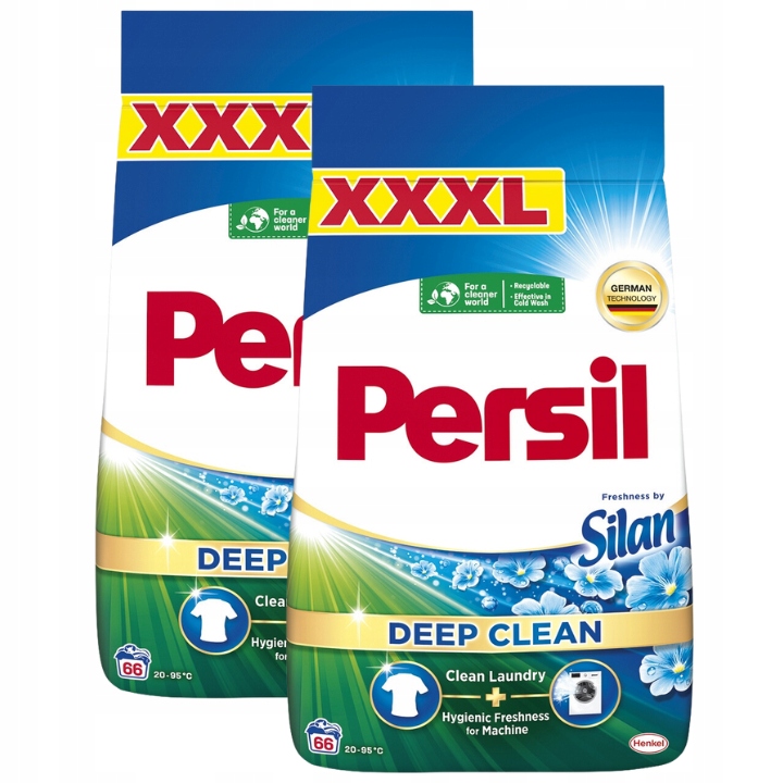 

Persil Silan Proszek do prania 2x3,96kg 132 prań