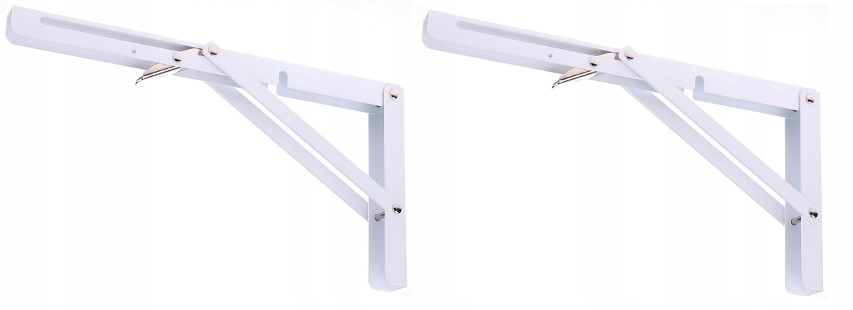 KĄTOWNIK WSPORNIK SKŁADANY POD PÓŁKĘ 300mm 33kg x2