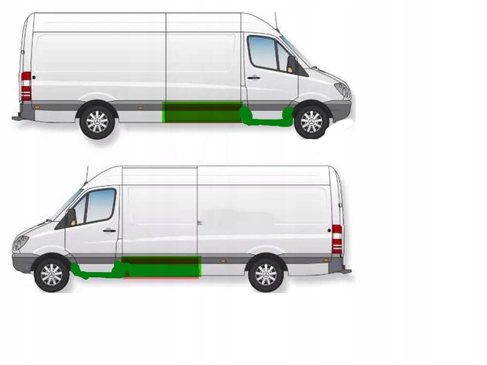 PROG POSZYCIE BOKU KOMPLETSPRINTER VW CRAFTER 06 Part manufacturer Other