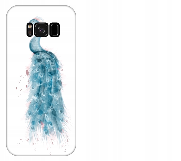 

Etui pokrowiec Samsung Galaxy S8 Ptak paw akwarela