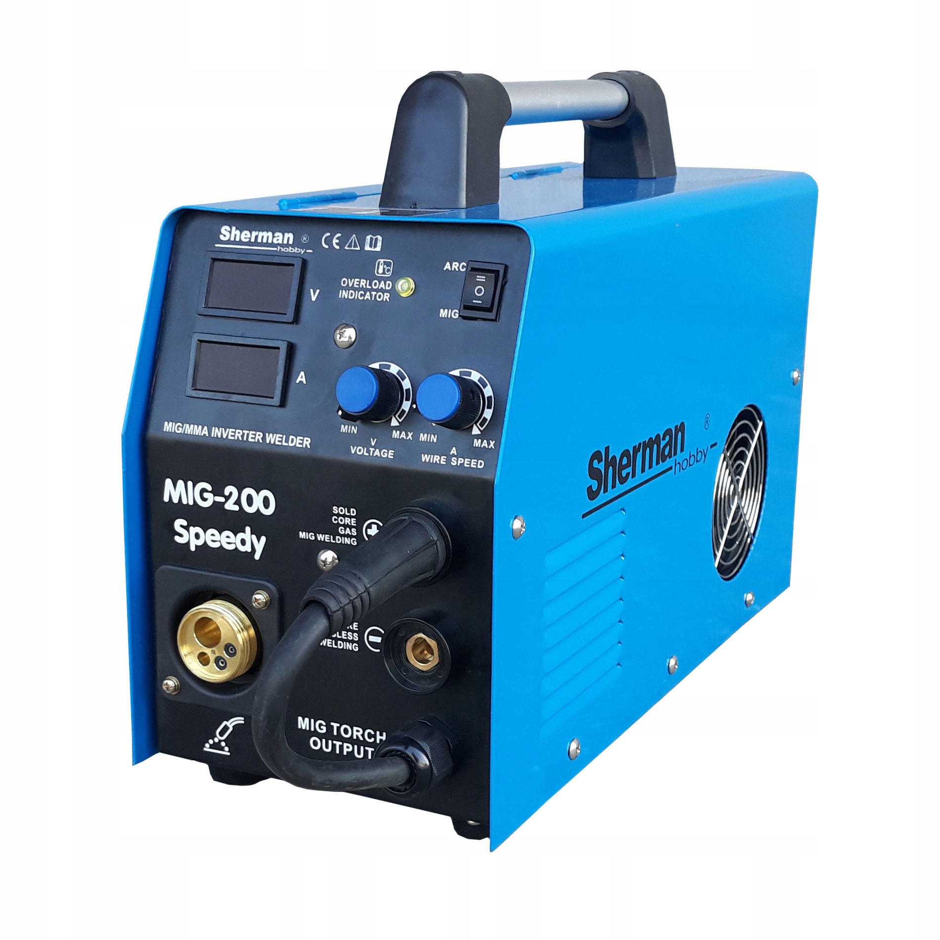 Spawarka Migomat Sherman Mig 200 Mma Speedy Mma Tig Lift 3W1 Zestaw