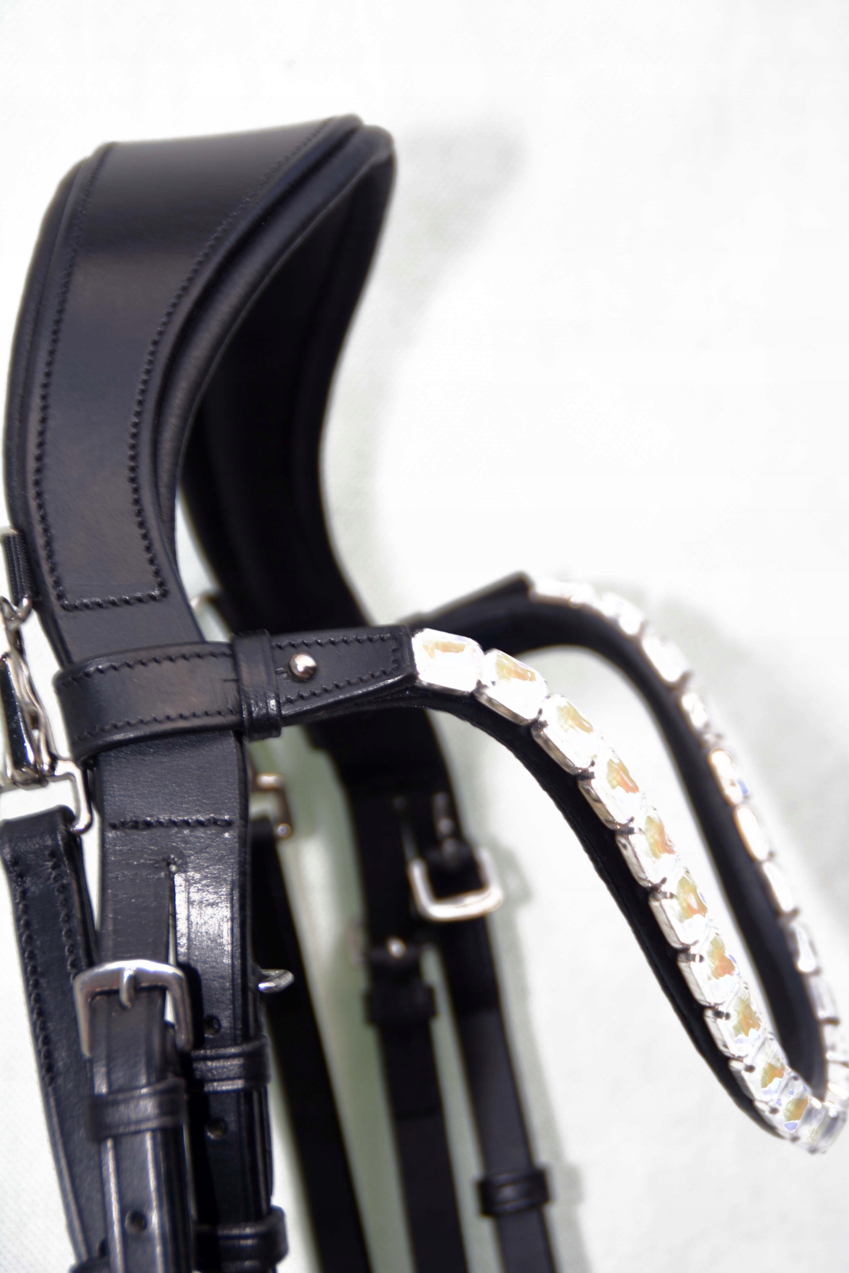 Ogłowie Anatomiczne Profilowane Skóra Premium Roz. Full