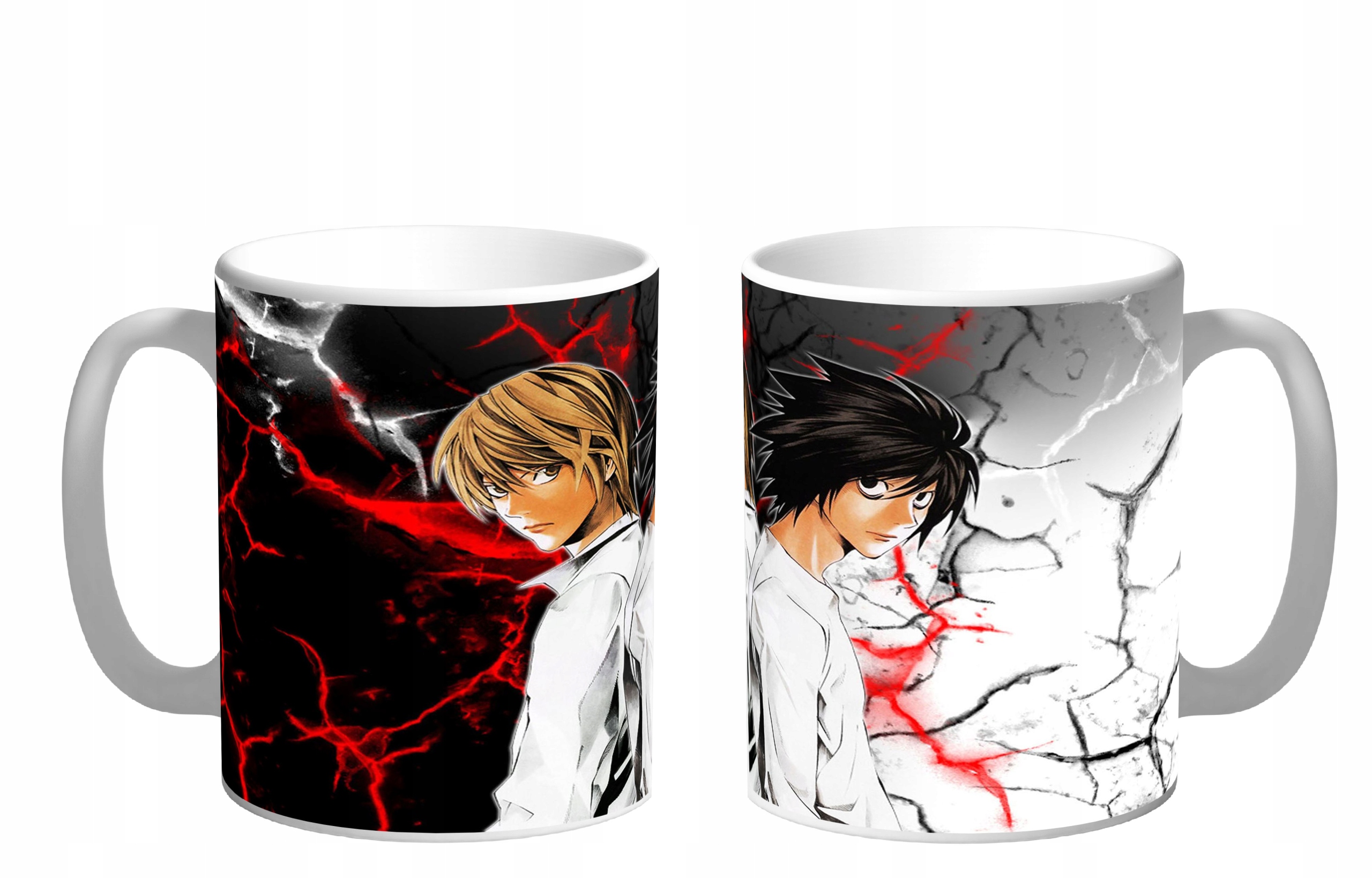 Kubek Death Note Yagami L Imię Kartonik