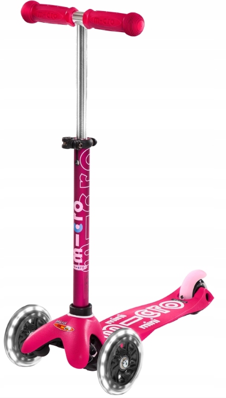 MINI MICRO DELUXE LED HULAJNOGA TRÓJKOŁOWA ŚWIECI