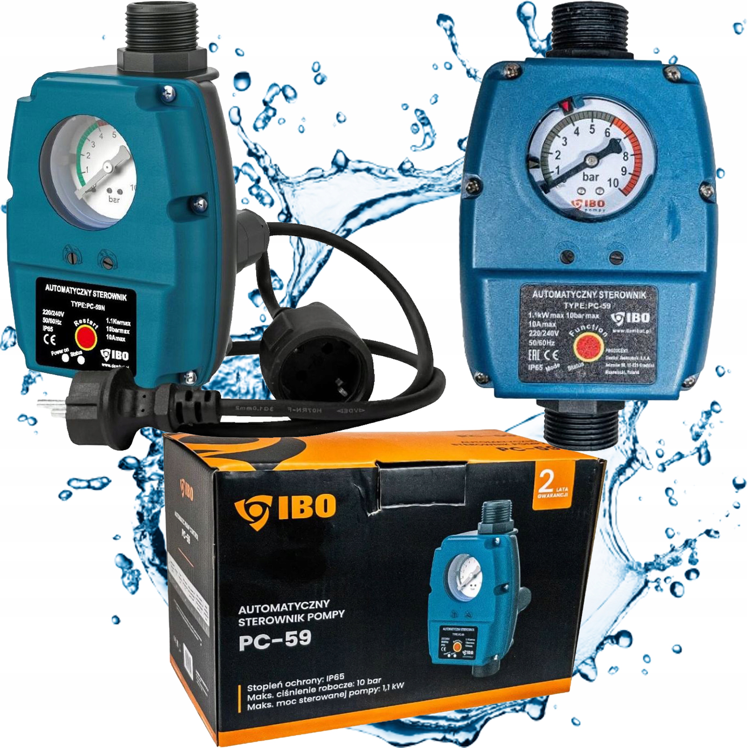 Włącznik Wyłącznik Ciśnieniowy Suchobieg Ibo PC-59