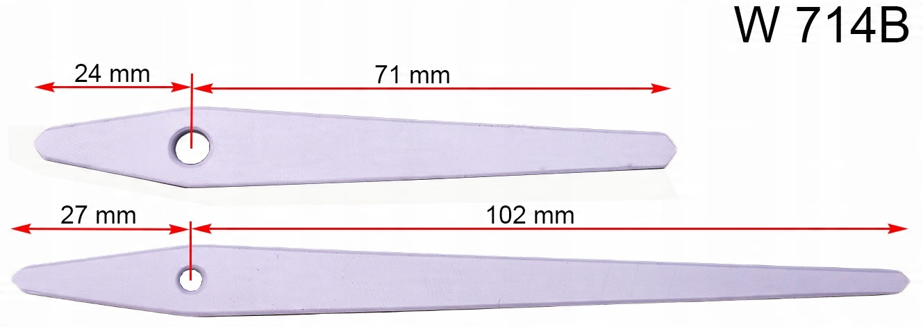 

Wskazówki Godzinowa Minutowa 10 cm Do Zegara W714B